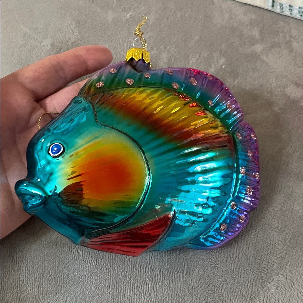 Kurt Adler Multicolor Fish Ornament